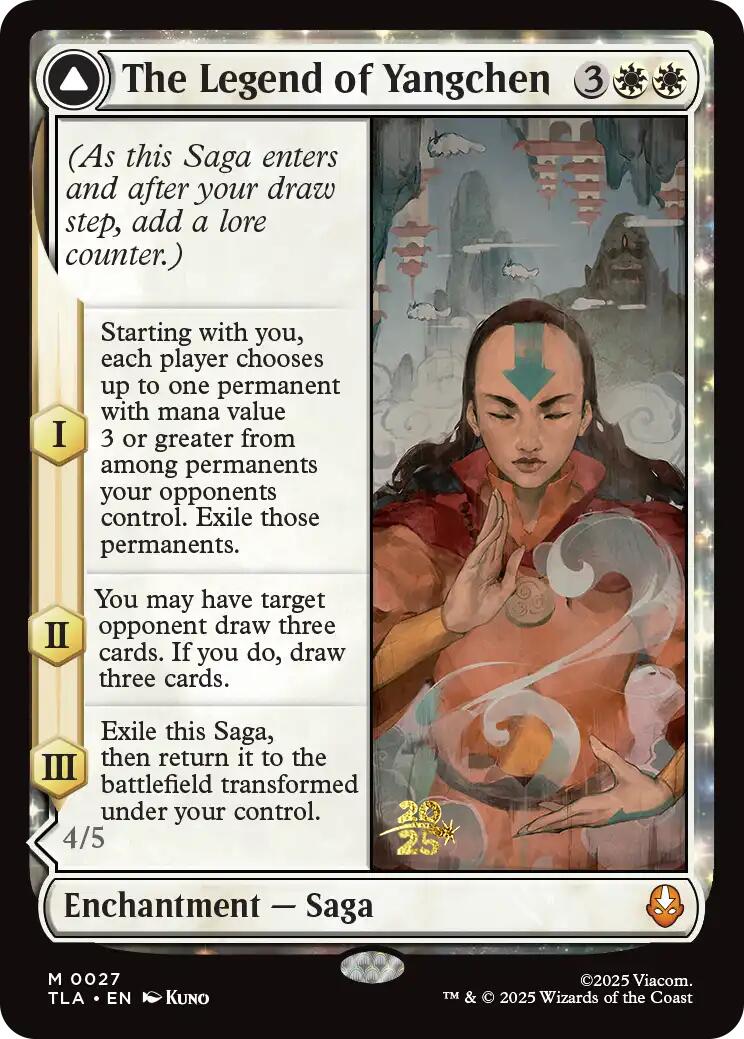 The Legend of Yangchen [Avatar: The Last Airbender Prerelease Cards] | Gear Gaming Fayetteville