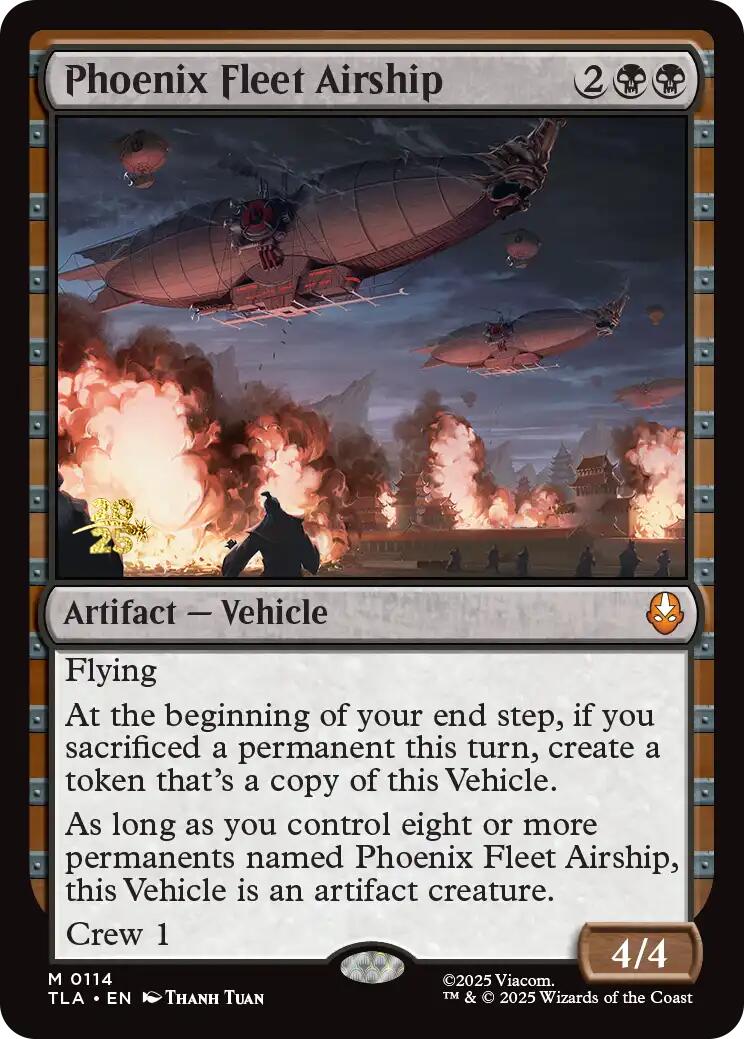 Phoenix Fleet Airship [Avatar: The Last Airbender Prerelease Cards] | Gear Gaming Fayetteville
