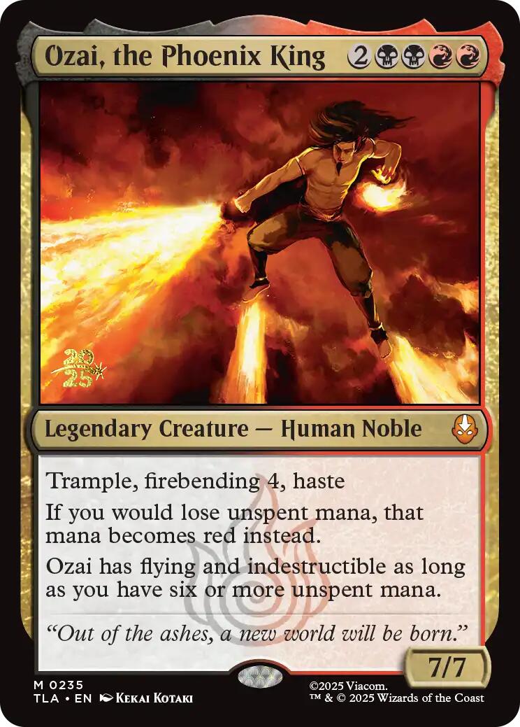 Ozai, the Phoenix King [Avatar: The Last Airbender Prerelease Cards] | Gear Gaming Fayetteville