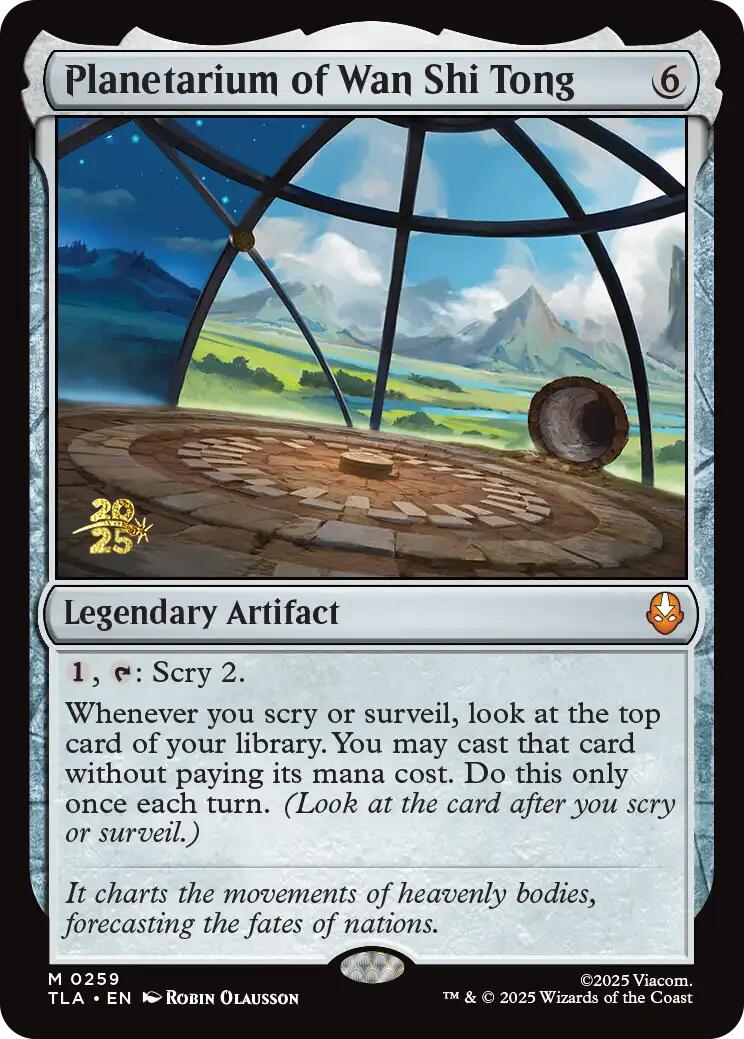 Planetarium of Wan Shi Tong [Avatar: The Last Airbender Prerelease Cards] | Gear Gaming Fayetteville