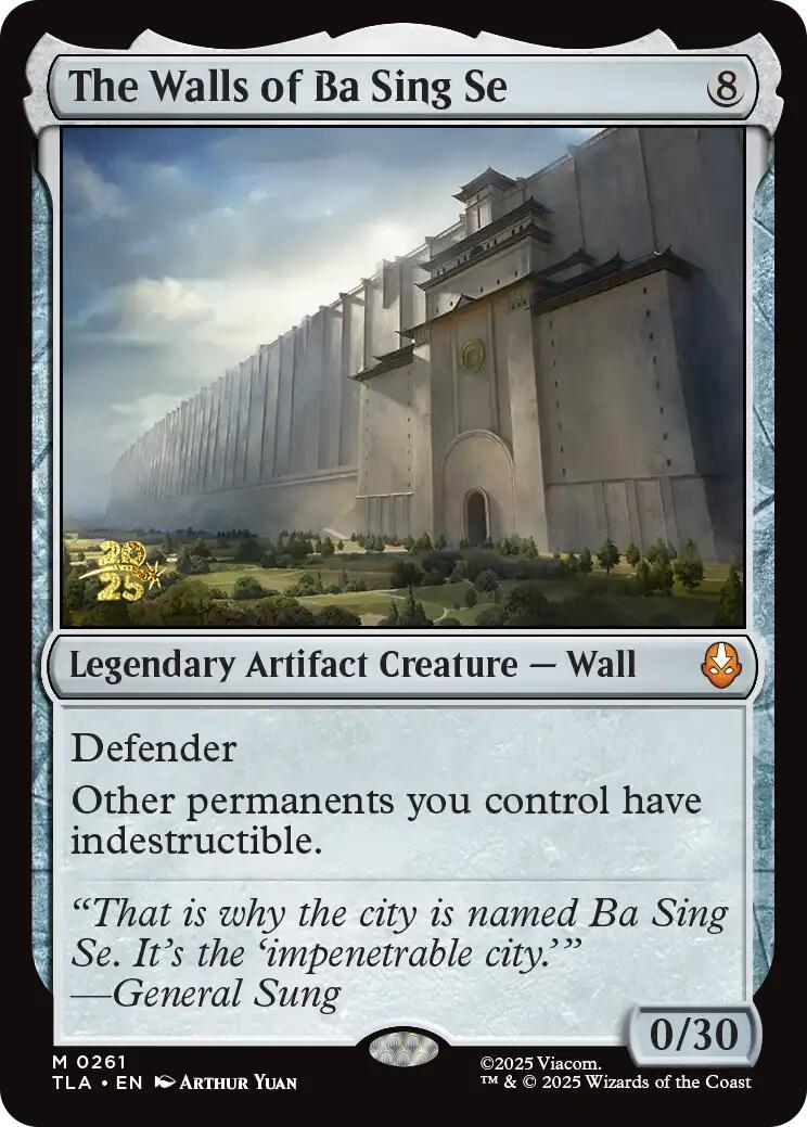 The Walls of Ba Sing Se [Avatar: The Last Airbender Prerelease Cards] | Gear Gaming Fayetteville