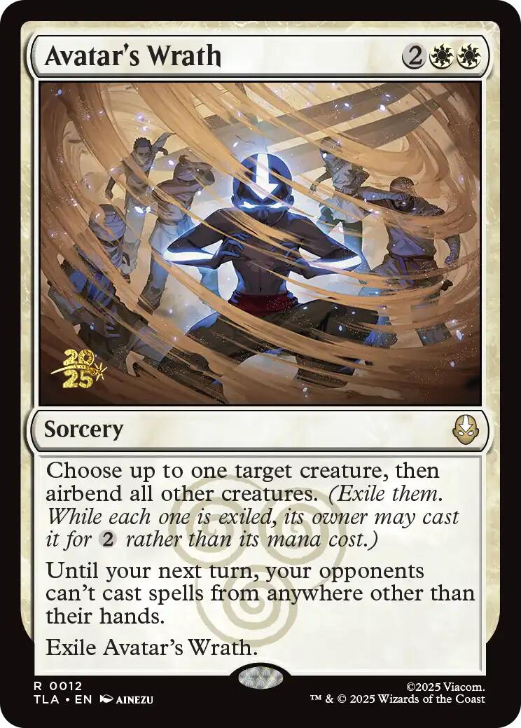 Avatar's Wrath [Avatar: The Last Airbender Prerelease Cards] | Gear Gaming Fayetteville
