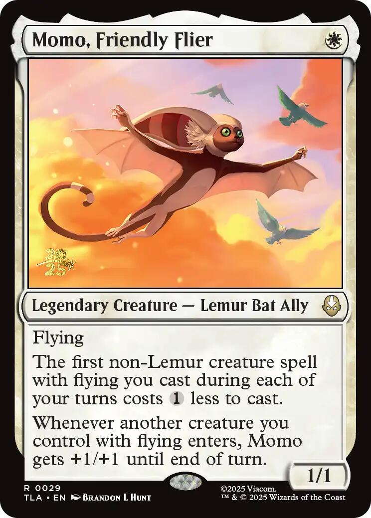 Momo, Friendly Flier [Avatar: The Last Airbender Prerelease Cards] | Gear Gaming Fayetteville