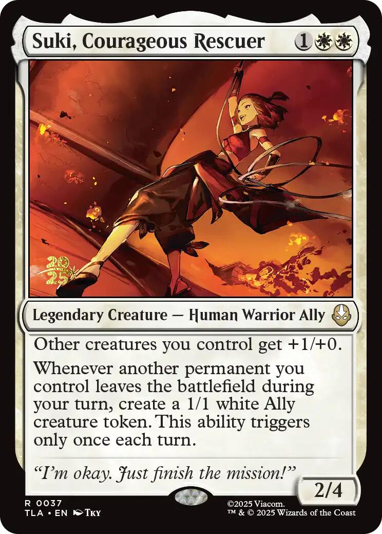 Suki, Courageous Rescuer [Avatar: The Last Airbender Prerelease Cards] | Gear Gaming Fayetteville