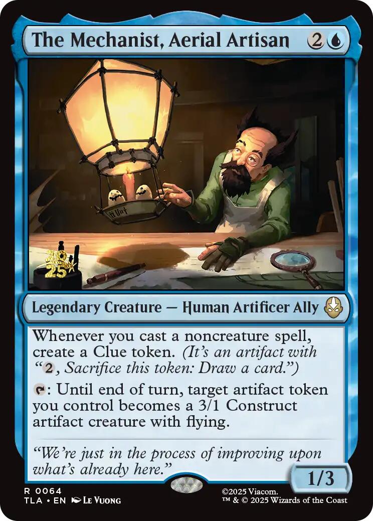 The Mechanist, Aerial Artisan [Avatar: The Last Airbender Prerelease Cards] | Gear Gaming Fayetteville