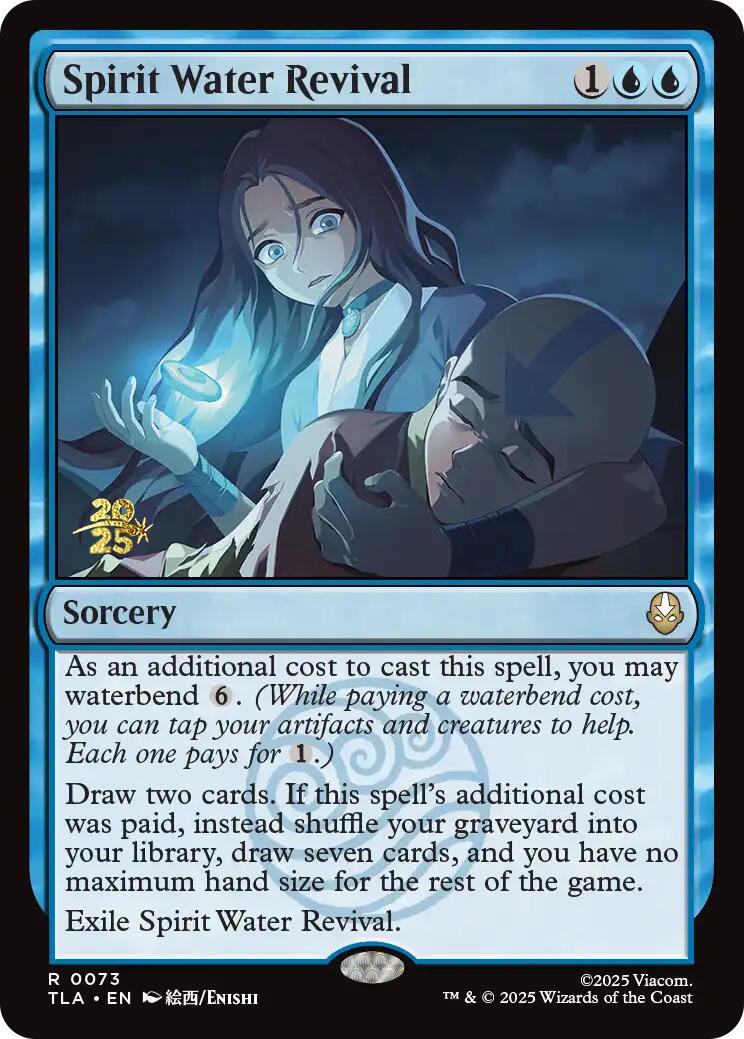 Spirit Water Revival [Avatar: The Last Airbender Prerelease Cards] | Gear Gaming Fayetteville