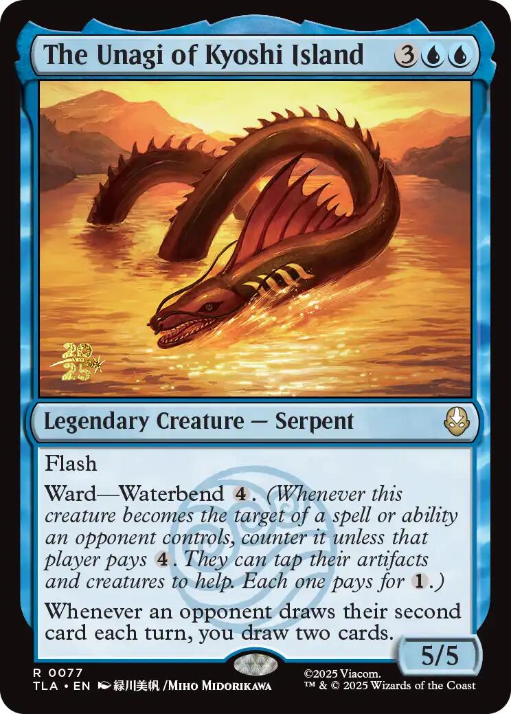 The Unagi of Kyoshi Island [Avatar: The Last Airbender Prerelease Cards] | Gear Gaming Fayetteville