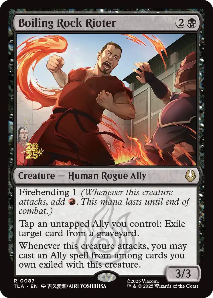 Boiling Rock Rioter [Avatar: The Last Airbender Prerelease Cards] | Gear Gaming Fayetteville