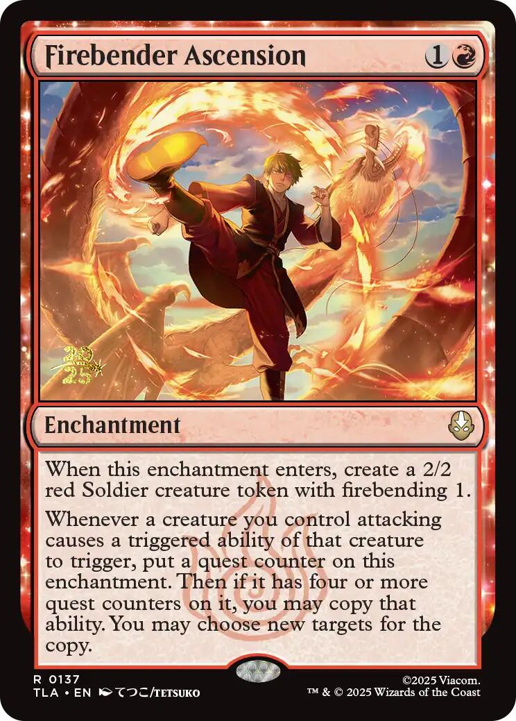 Firebender Ascension [Avatar: The Last Airbender Prerelease Cards] | Gear Gaming Fayetteville