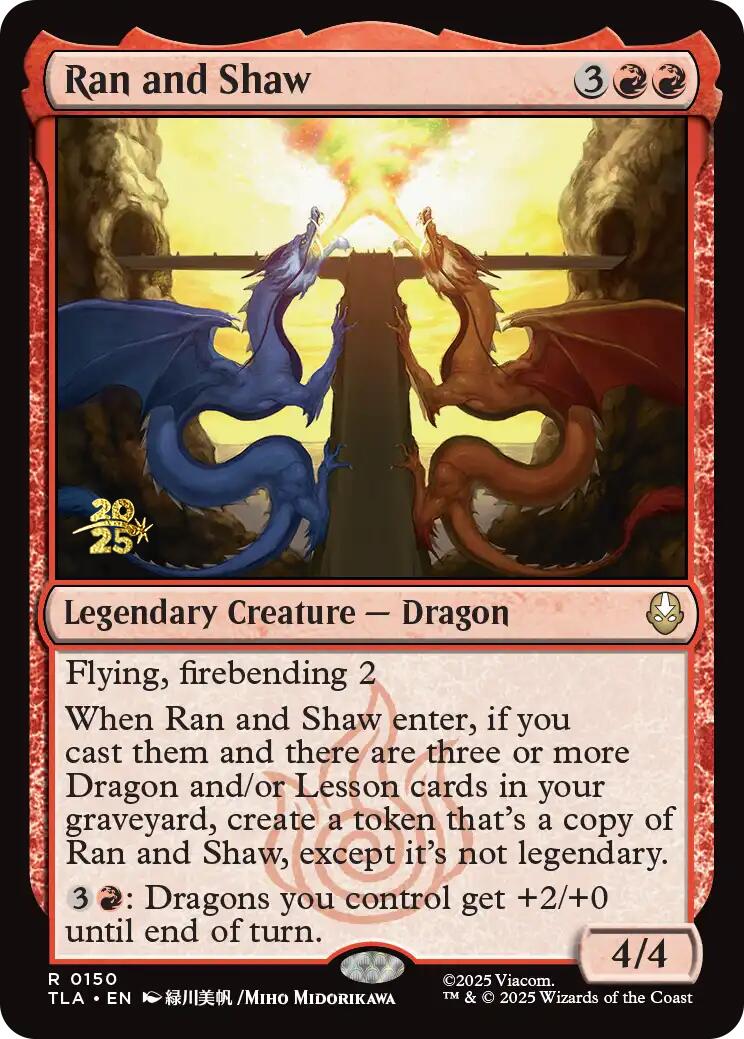 Ran and Shaw [Avatar: The Last Airbender Prerelease Cards] | Gear Gaming Fayetteville