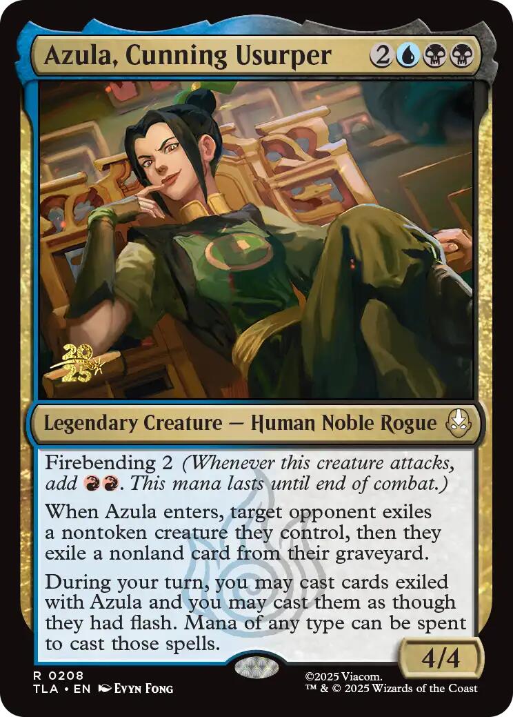 Azula, Cunning Usurper [Avatar: The Last Airbender Prerelease Cards] | Gear Gaming Fayetteville