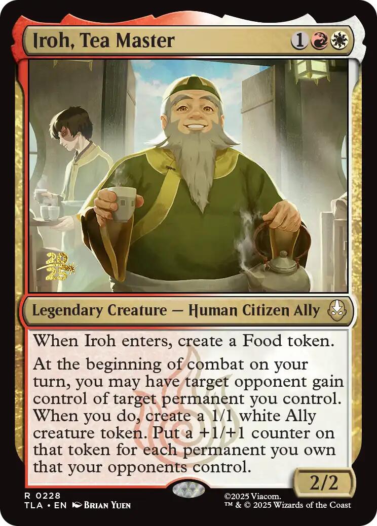 Iroh, Tea Master [Avatar: The Last Airbender Prerelease Cards] | Gear Gaming Fayetteville