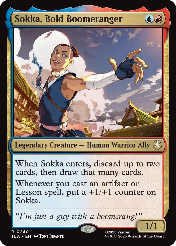 Sokka, Bold Boomeranger [Avatar: The Last Airbender Prerelease Cards] | Gear Gaming Fayetteville