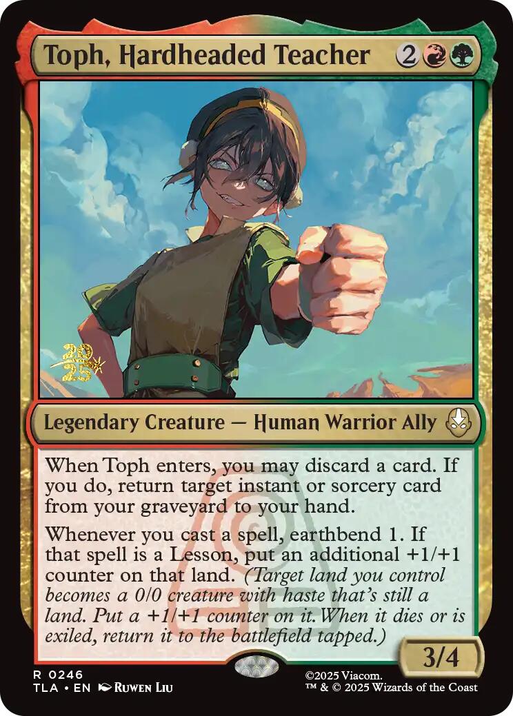 Toph, Hardheaded Teacher [Avatar: The Last Airbender Prerelease Cards] | Gear Gaming Fayetteville