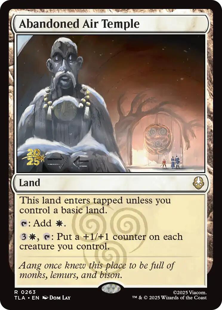 Abandoned Air Temple [Avatar: The Last Airbender Prerelease Cards] | Gear Gaming Fayetteville