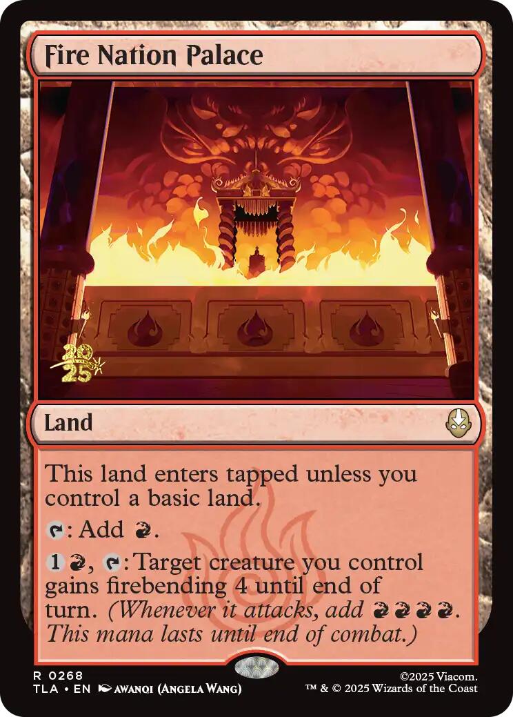Fire Nation Palace [Avatar: The Last Airbender Prerelease Cards] | Gear Gaming Fayetteville