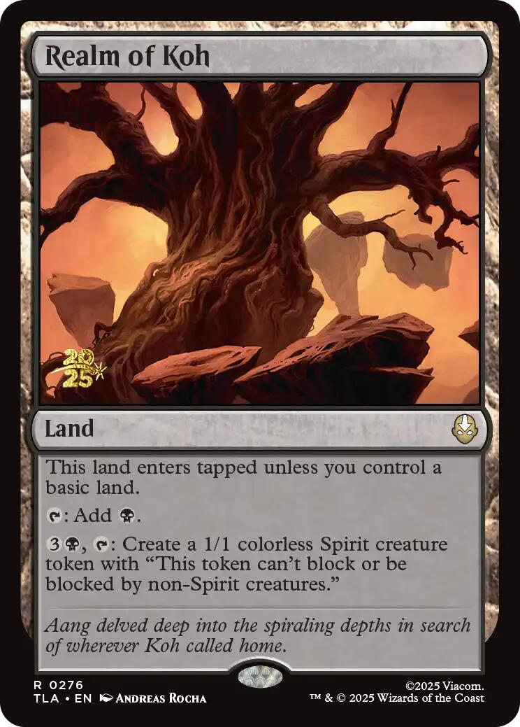 Realm of Koh [Avatar: The Last Airbender Prerelease Cards] | Gear Gaming Fayetteville