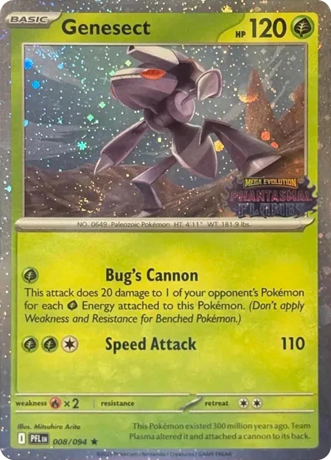 Genesect (008/094) (Cosmos Holo) (Best Buy Exclusive) [Miscellaneous Cards] | Gear Gaming Fayetteville