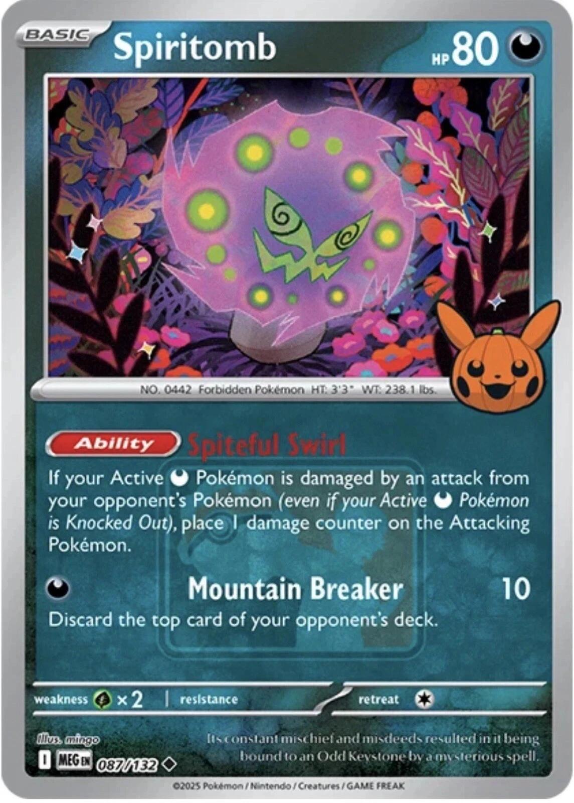 Spiritomb (087/132) (Trick or Trade Stamped) [Miscellaneous Cards] | Gear Gaming Fayetteville