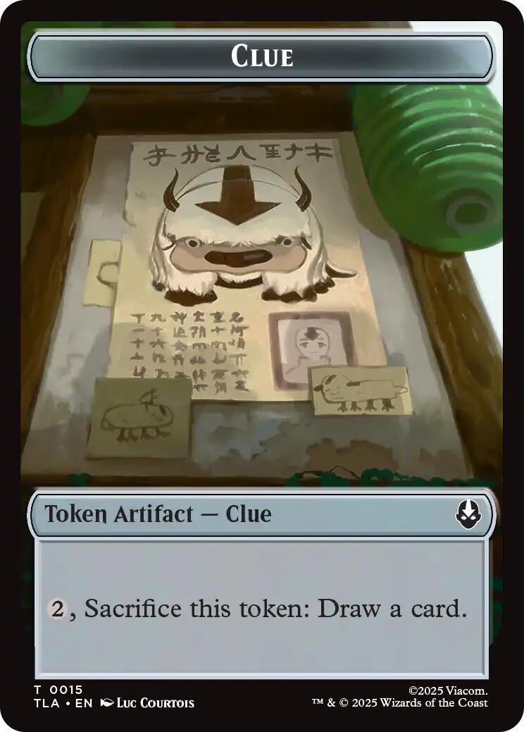 Ally (0004) // Clue (0015) Double-Sided Token [Avatar: The Last Airbender Tokens] | Gear Gaming Fayetteville
