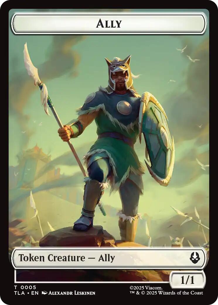 Ally (0005) // Clue (0014) Double-Sided Token [Avatar: The Last Airbender Tokens] | Gear Gaming Fayetteville