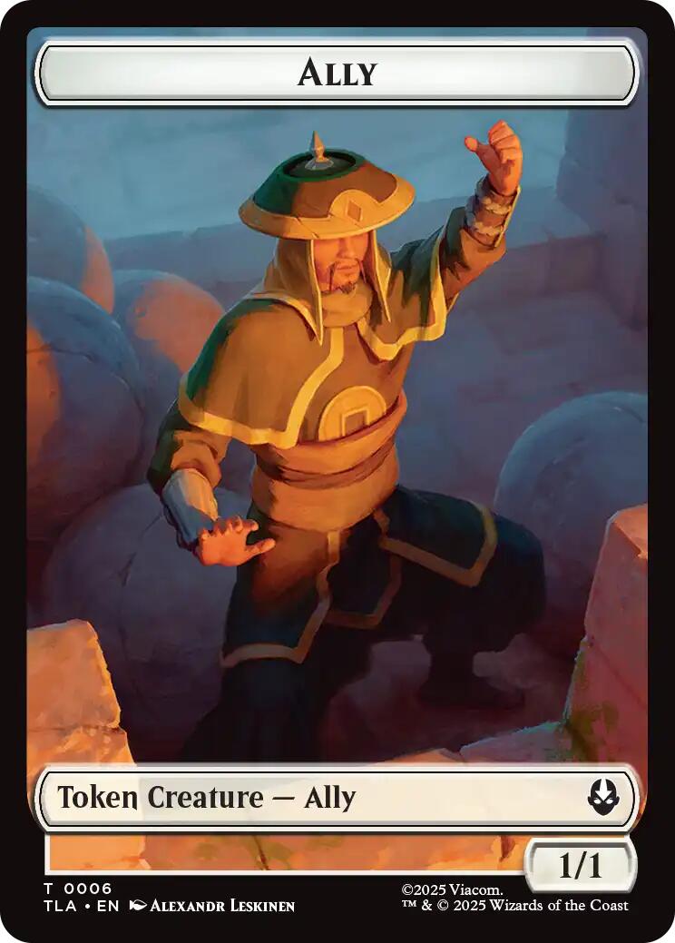Ally (0006) // Clue (0017) Double-Sided Token [Avatar: The Last Airbender Tokens] | Gear Gaming Fayetteville