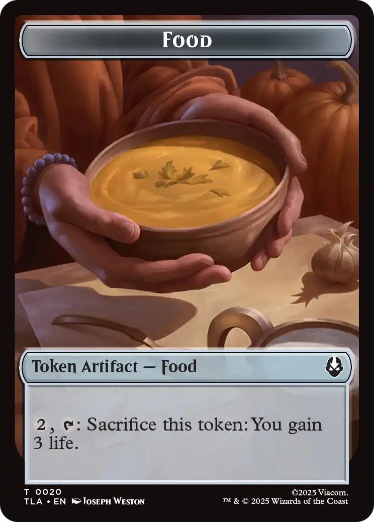 Bear // Food (0020) Double-Sided Token [Avatar: The Last Airbender Tokens] | Gear Gaming Fayetteville