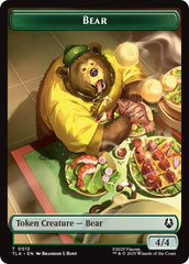 Bear // Food (0020) Double-Sided Token [Avatar: The Last Airbender Tokens] | Gear Gaming Fayetteville