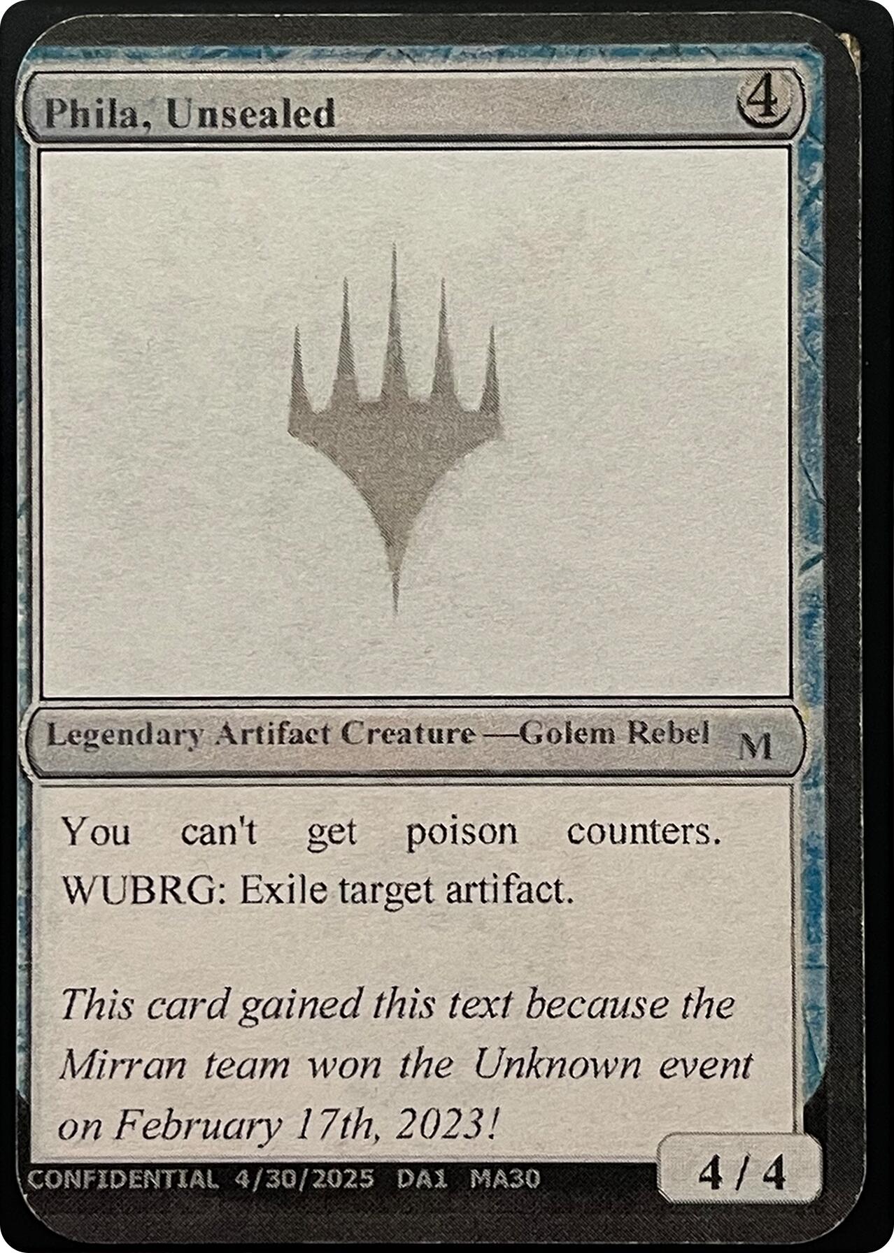 Phila, Unsealed (Reprint) [Unknown Event] | Gear Gaming Fayetteville