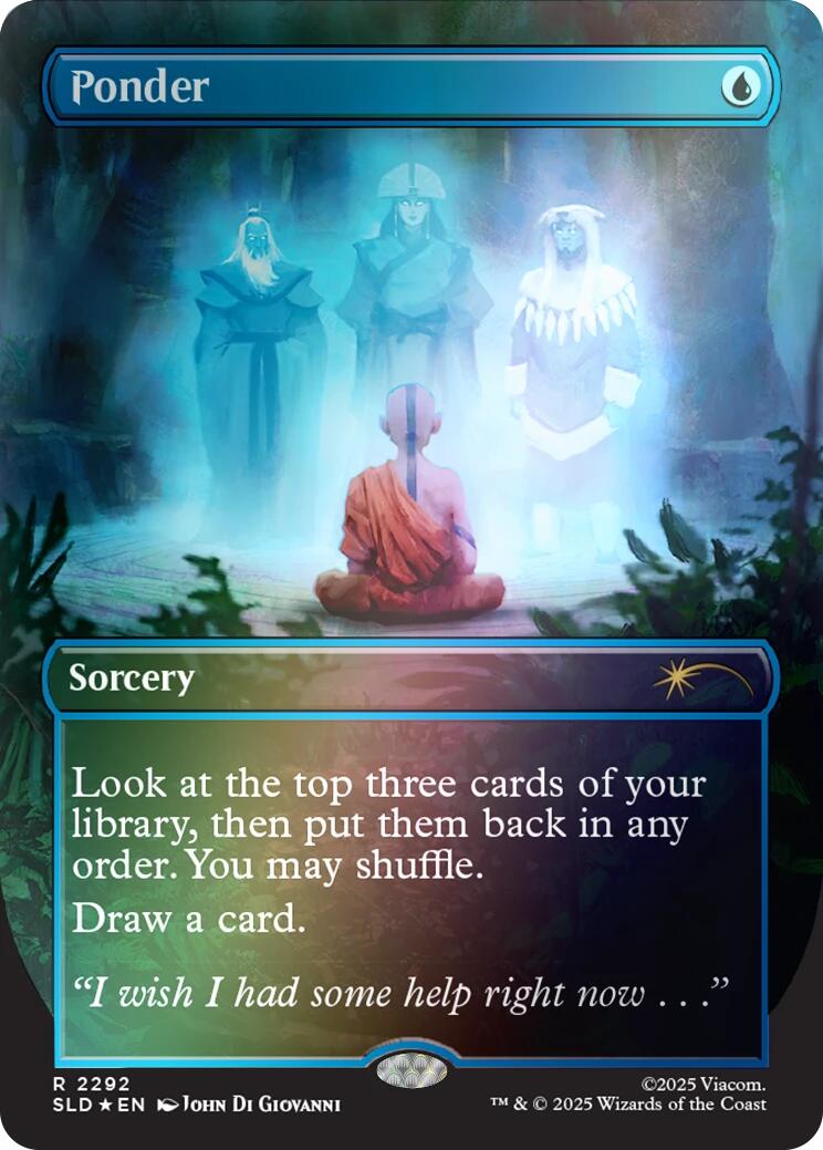Ponder (2292) (Rainbow Foil) [Secret Lair Drop Series] | Gear Gaming Fayetteville