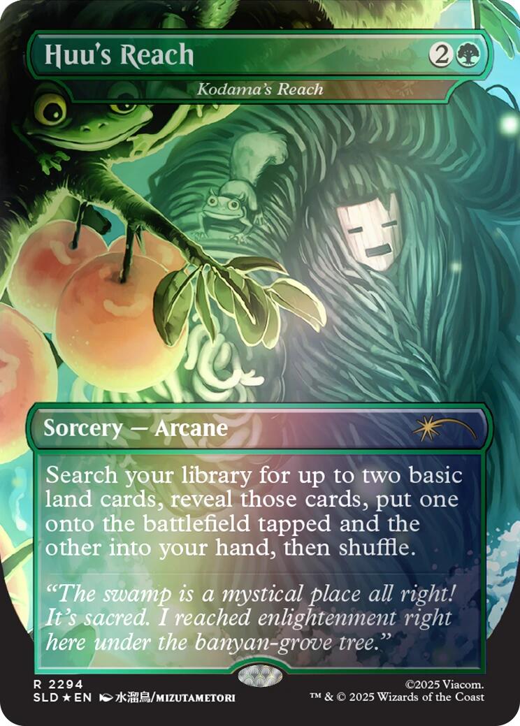 Huu's Reach - Kodama's Reach (Rainbow Foil) [Secret Lair Drop Series] | Gear Gaming Fayetteville