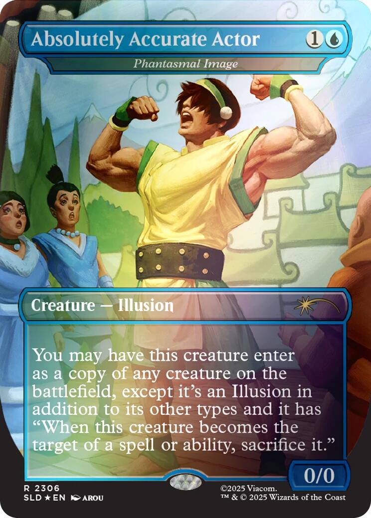 Absolutely Accurate Actor - Phantasmal Image (Rainbow Foil) [Secret Lair Drop Series] | Gear Gaming Fayetteville