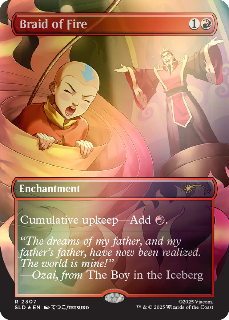 Braid of Fire (2307) (Rainbow Foil) [Secret Lair Drop Series] | Gear Gaming Fayetteville