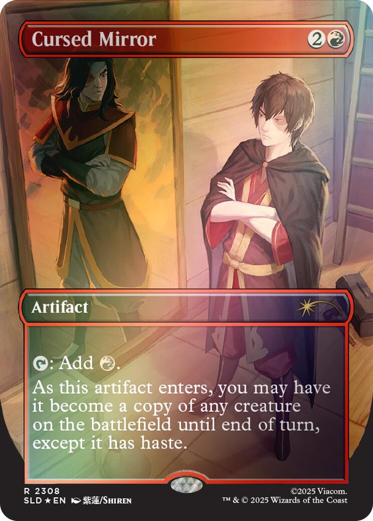 Cursed Mirror (Rainbow Foil) [Secret Lair Drop Series] | Gear Gaming Fayetteville