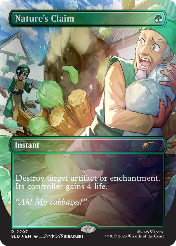 Nature's Claim (Rainbow Foil) [Secret Lair Drop Series] | Gear Gaming Fayetteville