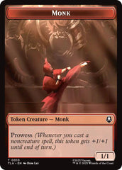Monk // Clue (0017) Double-Sided Token [Avatar: The Last Airbender Tokens] | Gear Gaming Fayetteville