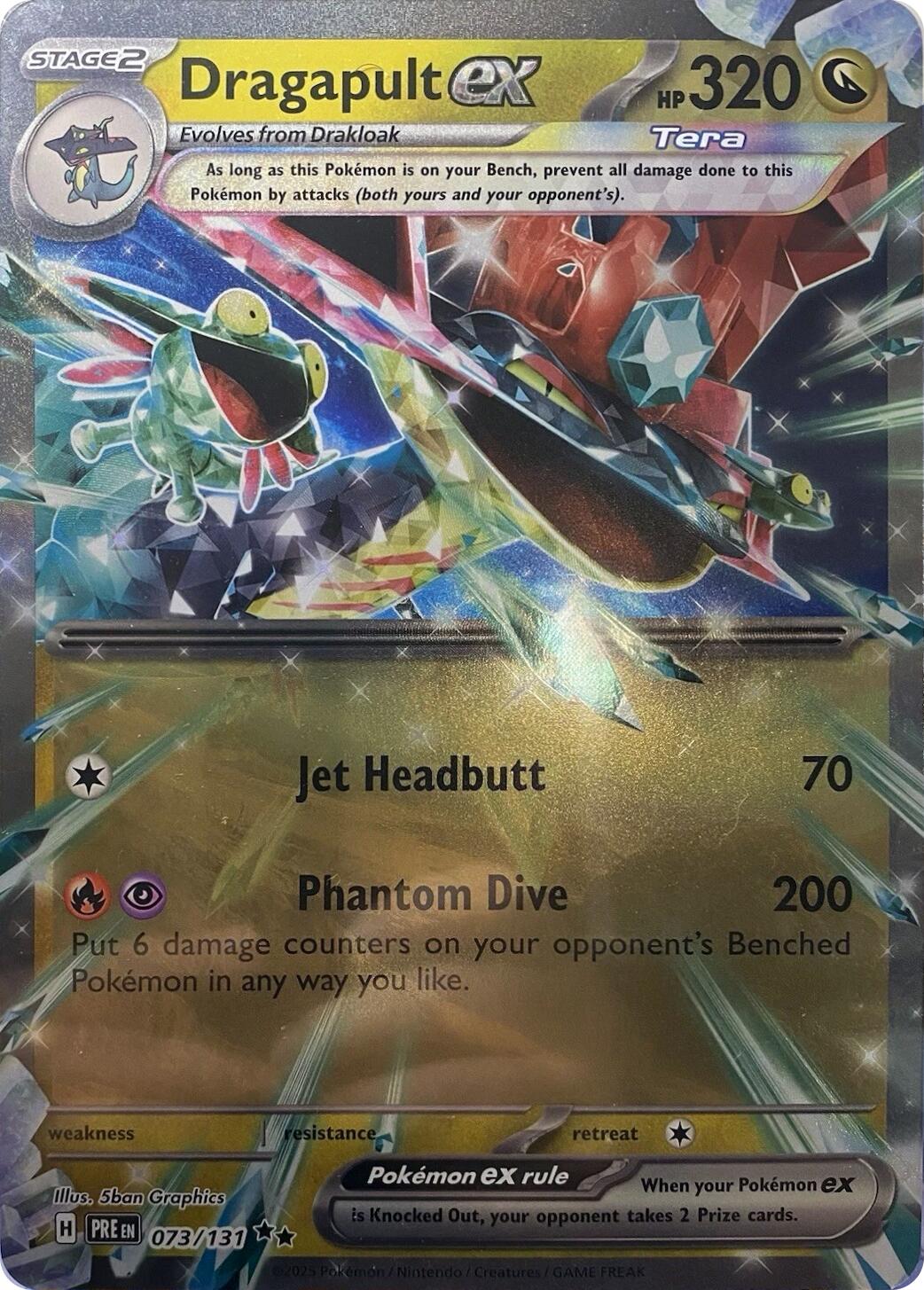 Dragapult ex (073/131) (Jumbo Card) [Scarlet & Violet: Prismatic Evolutions] | Gear Gaming Fayetteville