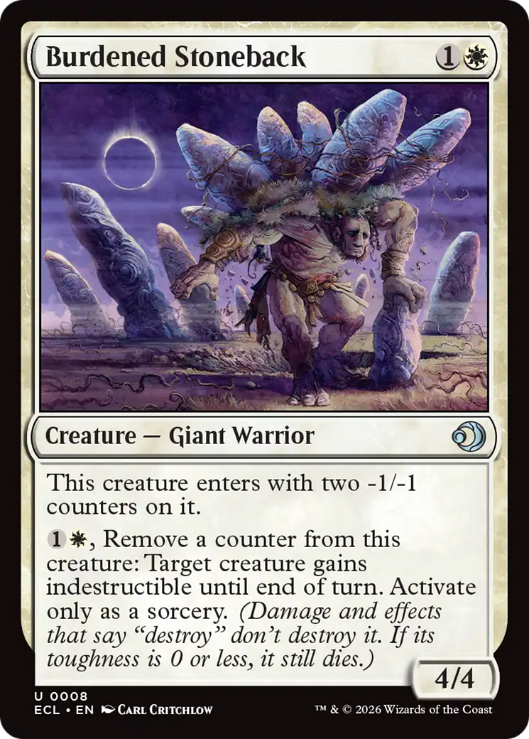 Burdened Stoneback [Lorwyn Eclipsed] | Gear Gaming Fayetteville