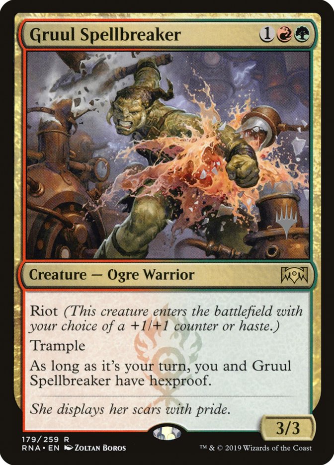 Gruul Spellbreaker (Promo Pack) [Ravnica Allegiance Promos] | Gear Gaming Fayetteville