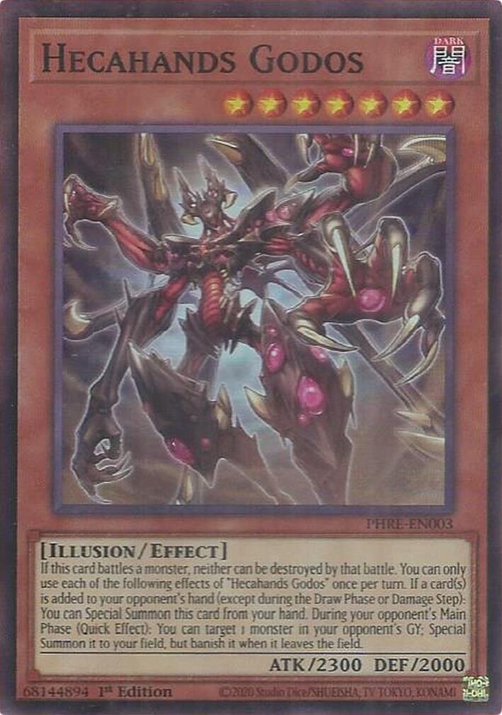 Hecahands Godos (Super Rare) [PHRE-EN003] Super Rare | Gear Gaming Fayetteville