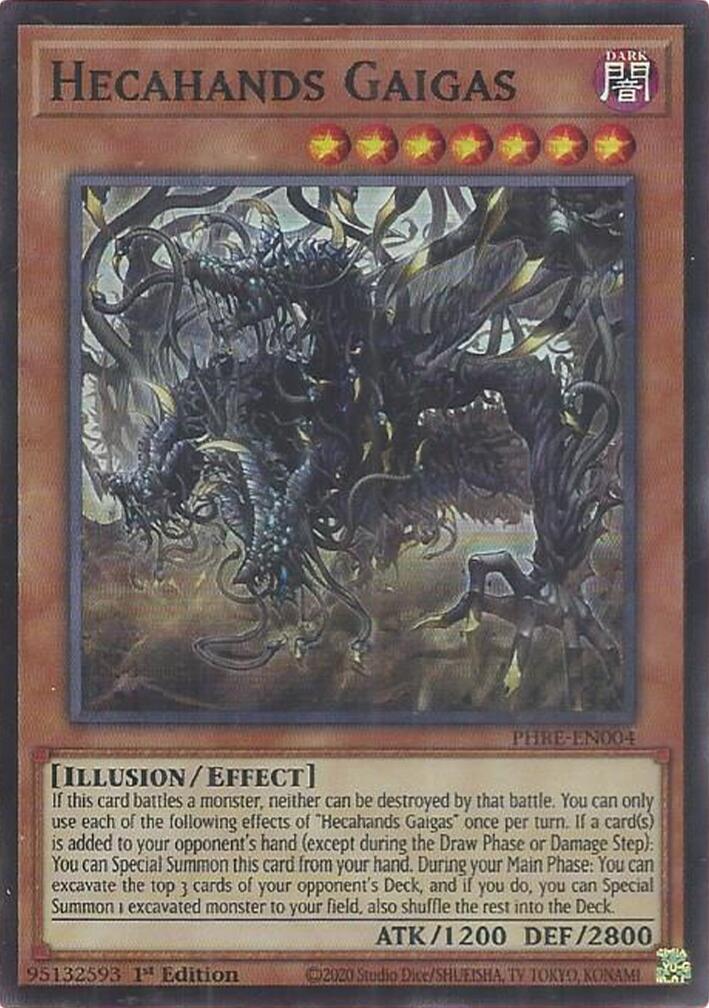 Hecahands Gaigas (Super Rare) [PHRE-EN004] Super Rare | Gear Gaming Fayetteville