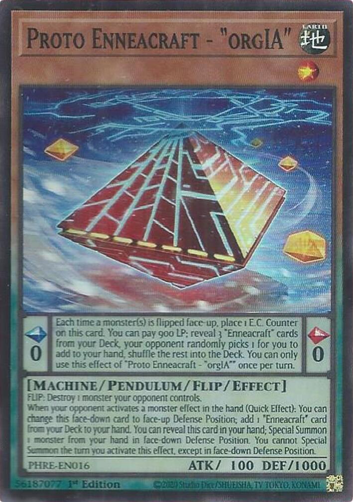 Proto Enneacraft - "orgIA" (Super Rare) [PHRE-EN016] Super Rare | Gear Gaming Fayetteville