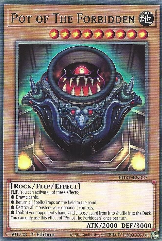 Pot of The Forbidden [PHRE-EN027] Rare | Gear Gaming Fayetteville