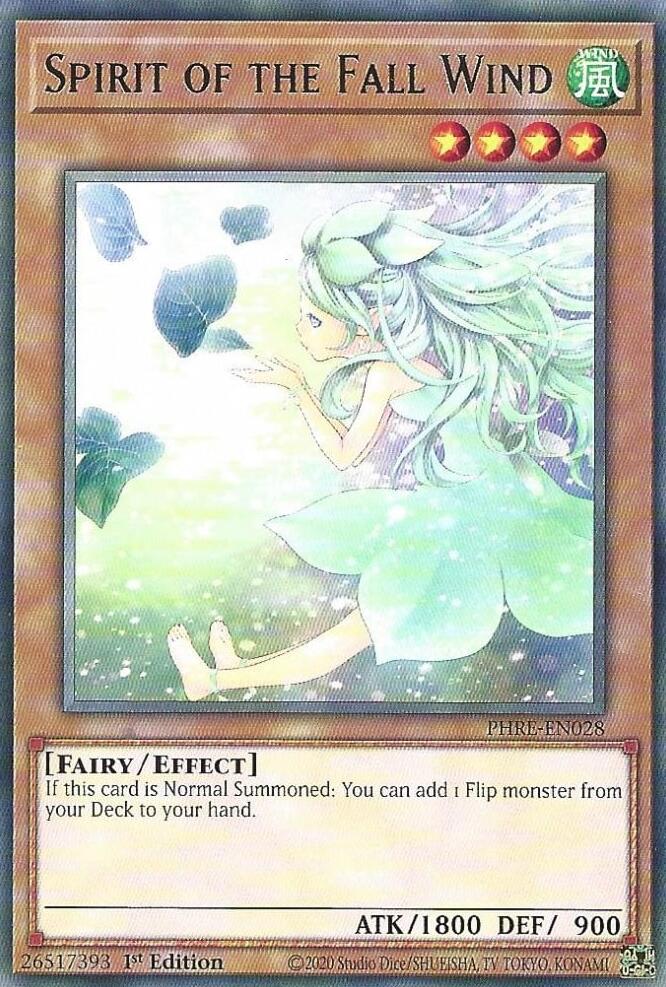 Spirit of the Fall Wind [PHRE-EN028] Rare | Gear Gaming Fayetteville