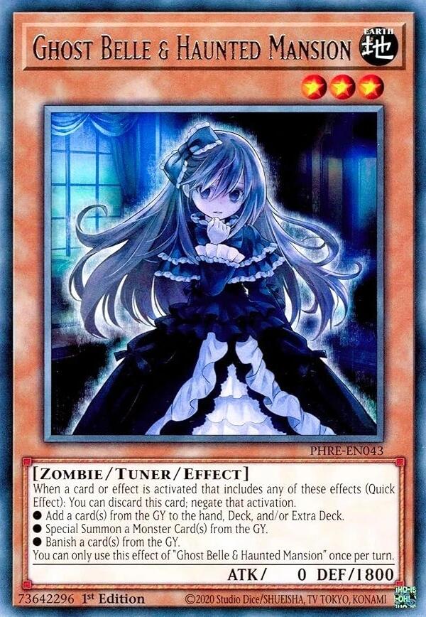 Ghost Belle & Haunted Mansion [PHRE-EN043] Rare | Gear Gaming Fayetteville