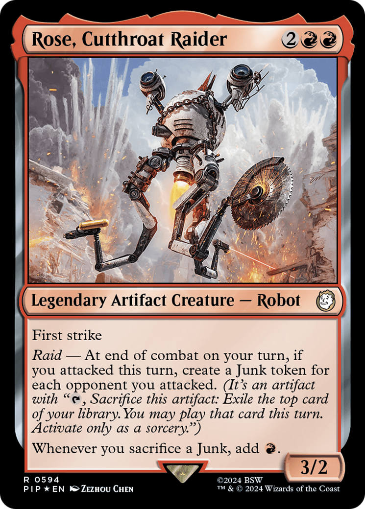 Rose, Cutthroat Raider (Surge Foil) [Fallout] | Gear Gaming Fayetteville