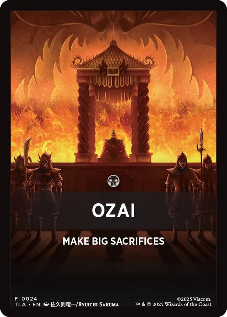 Ozai Theme Card [Avatar: The Last Airbender Tokens] | Gear Gaming Fayetteville