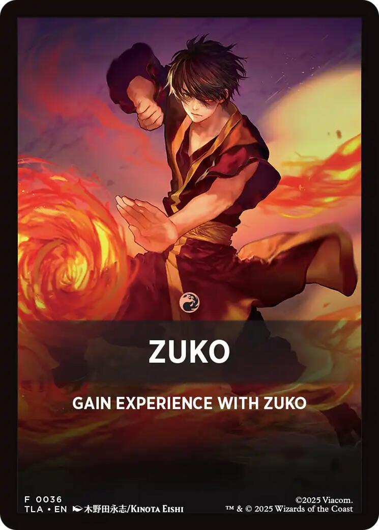 Zuko Theme Card [Avatar: The Last Airbender Tokens] | Gear Gaming Fayetteville
