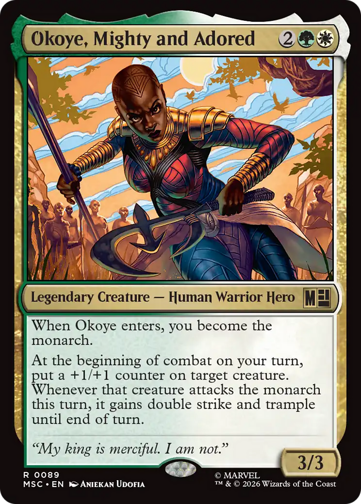 Okoye, Mighty and Adored [Marvel Super Heroes Commander] | Gear Gaming Fayetteville