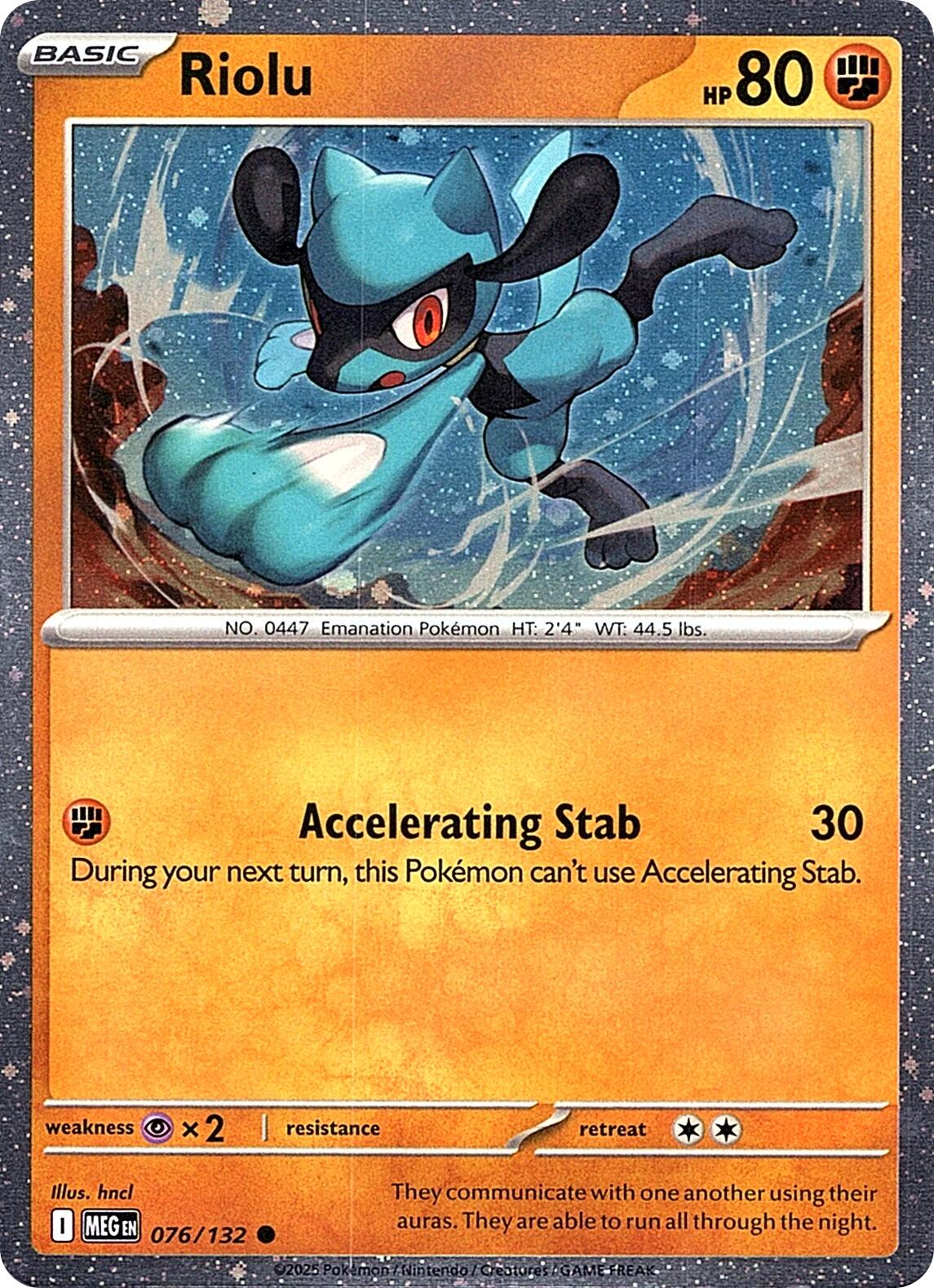 Riolu (076/132) (Cosmos Holo) [Miscellaneous Cards] | Gear Gaming Fayetteville